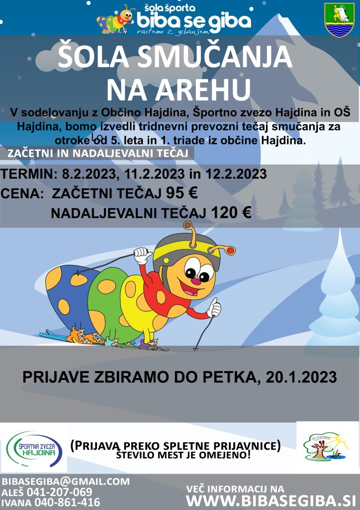 plakat smučanje - Hajdina 2023 (1)